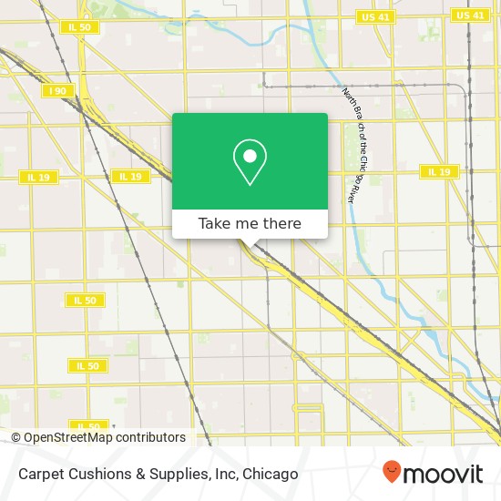 Carpet Cushions & Supplies, Inc map