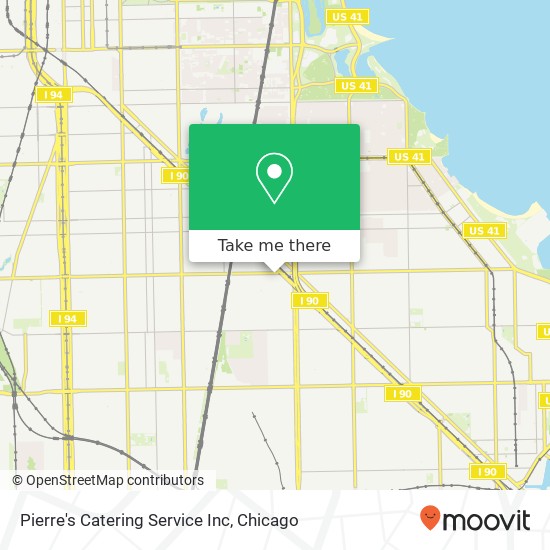 Pierre's Catering Service Inc map