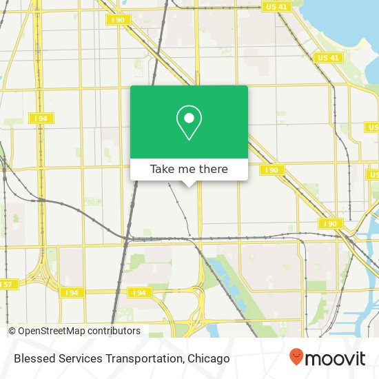 Blessed Services Transportation map