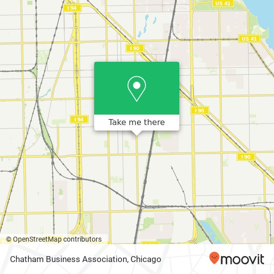 Chatham Business Association map