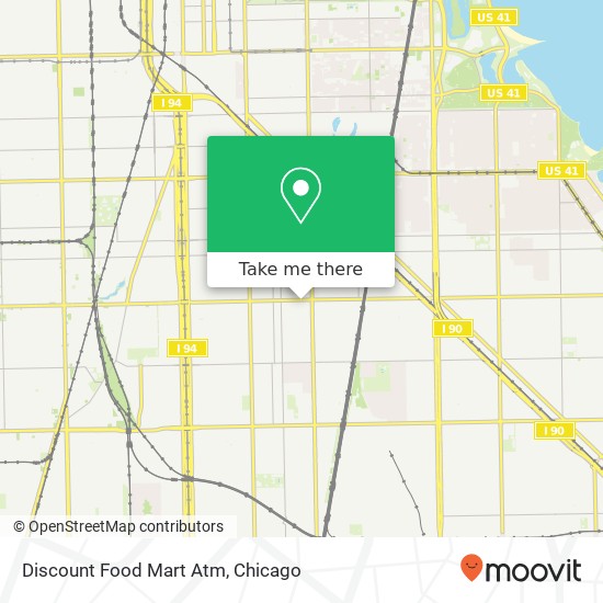 Discount Food Mart Atm map