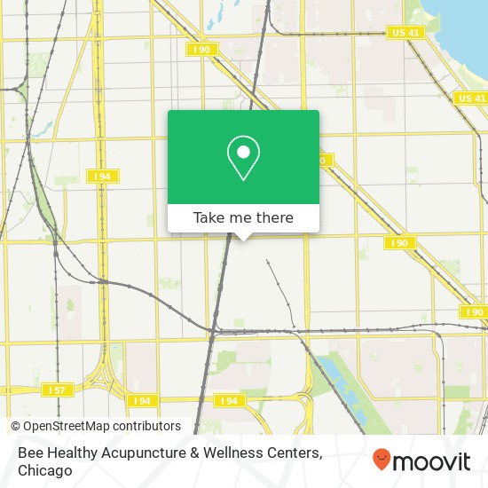 Mapa de Bee Healthy Acupuncture & Wellness Centers