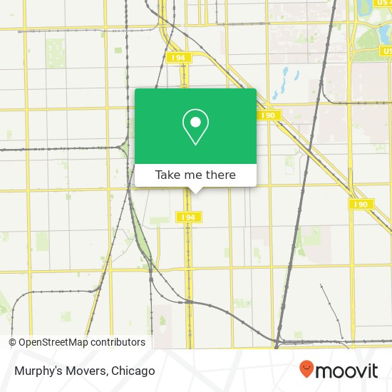 Murphy's Movers map