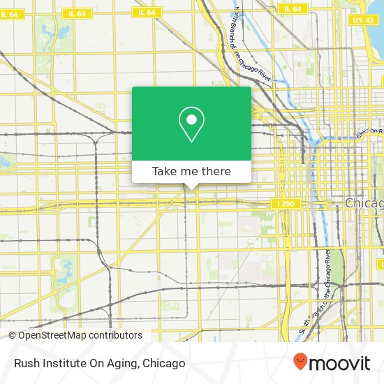 Rush Institute On Aging map