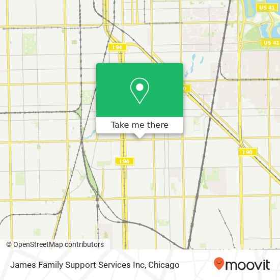 Mapa de James Family Support Services Inc