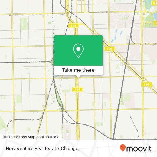 New Venture Real Estate map