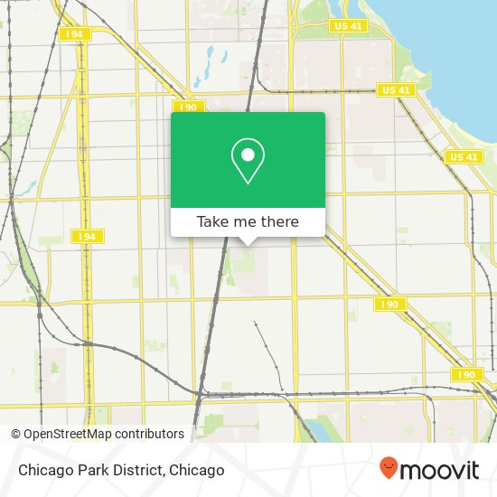 Chicago Park District map