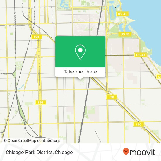 Chicago Park District map