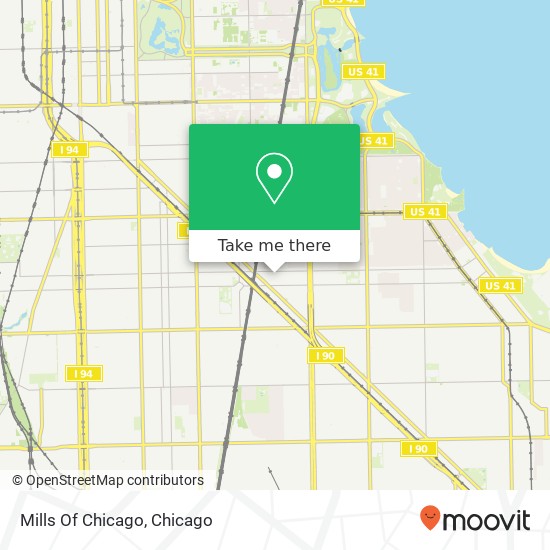 Mills Of Chicago map