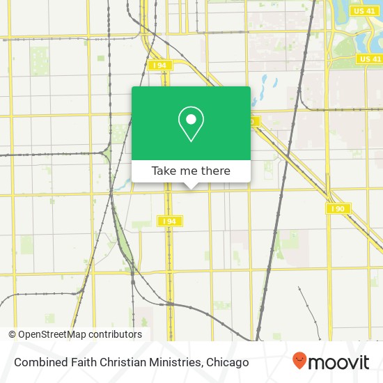 Mapa de Combined Faith Christian Ministries
