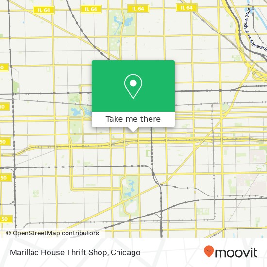 Marillac House Thrift Shop map