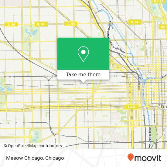 Meeow Chicago map