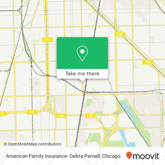 Mapa de American Family Insurance- Debra Pernell