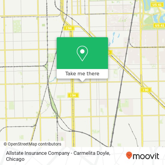Mapa de Allstate Insurance Company - Carmelita Doyle