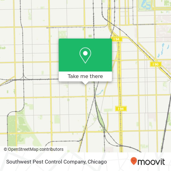 Southwest Pest Control Company map