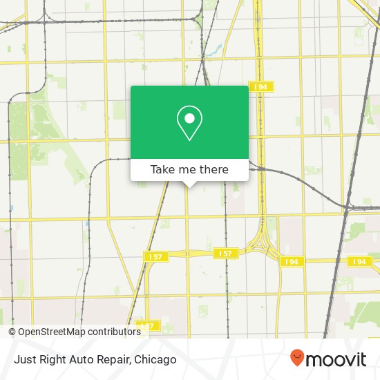 Mapa de Just Right Auto Repair