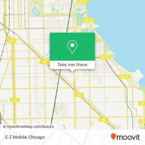 E-Z Mobile map