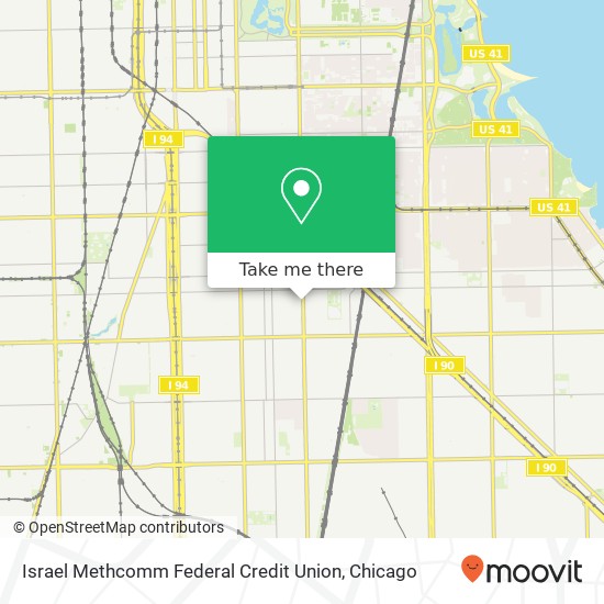 Israel Methcomm Federal Credit Union map