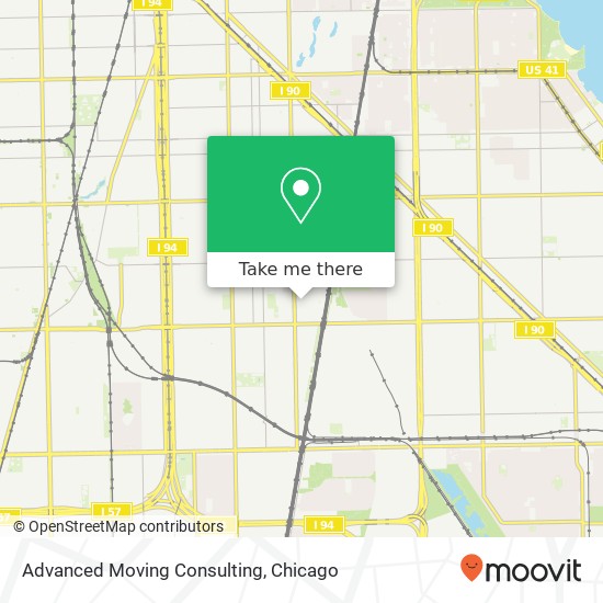 Advanced Moving Consulting map