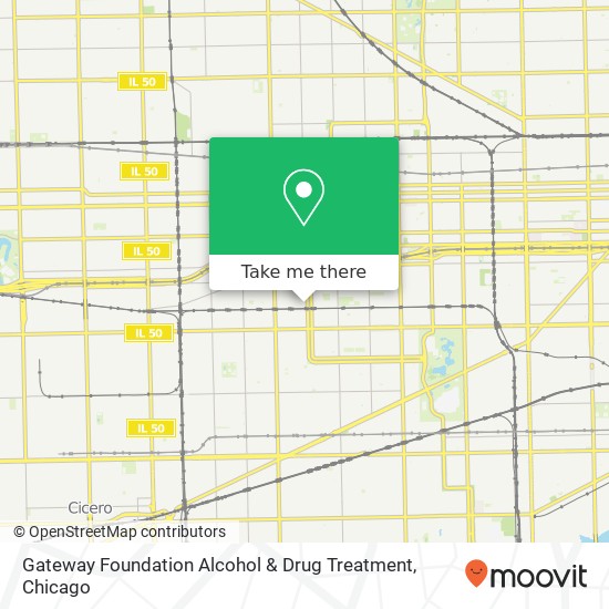 Gateway Foundation Alcohol & Drug Treatment map