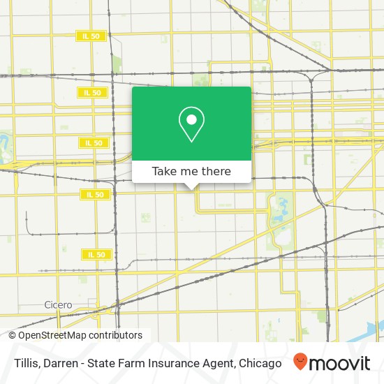 Mapa de Tillis, Darren - State Farm Insurance Agent