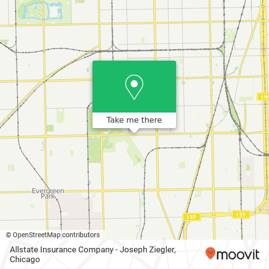 Allstate Insurance Company - Joseph Ziegler map