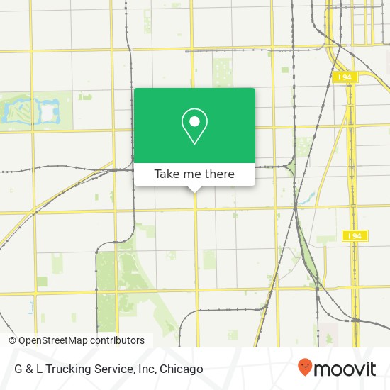 G & L Trucking Service, Inc map