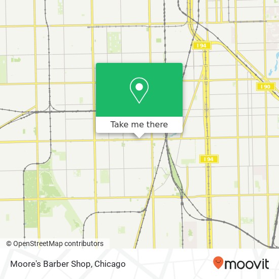 Moore's Barber Shop map