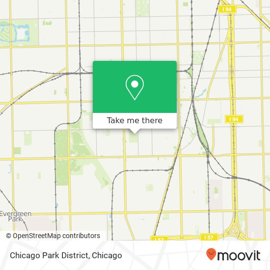 Chicago Park District map