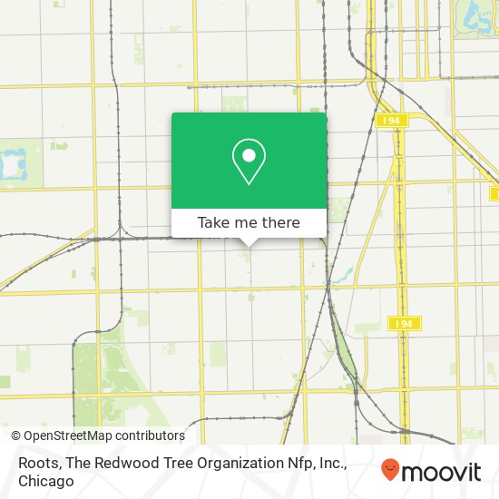 Roots, The Redwood Tree Organization Nfp, Inc. map