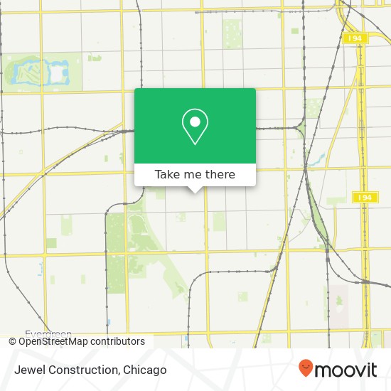 Jewel Construction map