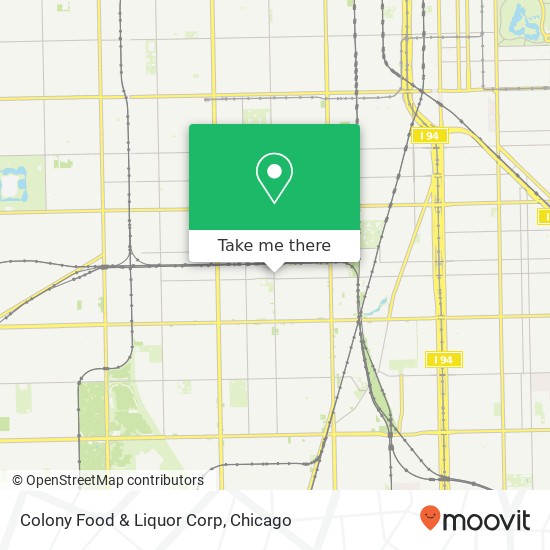 Mapa de Colony Food & Liquor Corp
