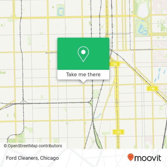 Ford Cleaners map