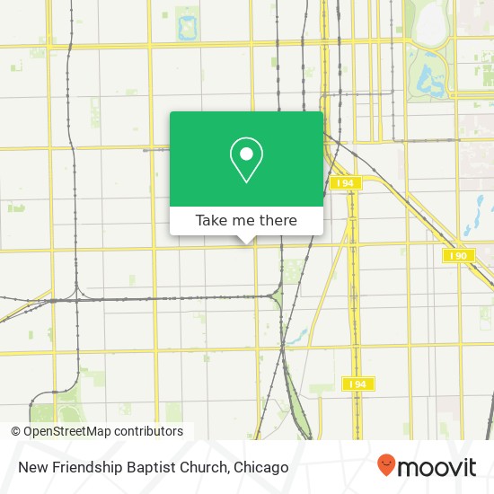 New Friendship Baptist Church map