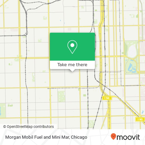 Morgan Mobil Fuel and Mini Mar map