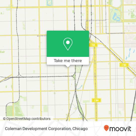Mapa de Coleman Development Corporation