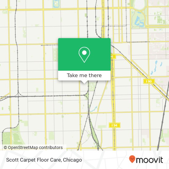 Scott Carpet Floor Care map