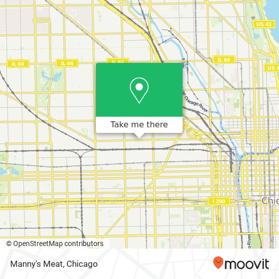 Mapa de Manny's Meat