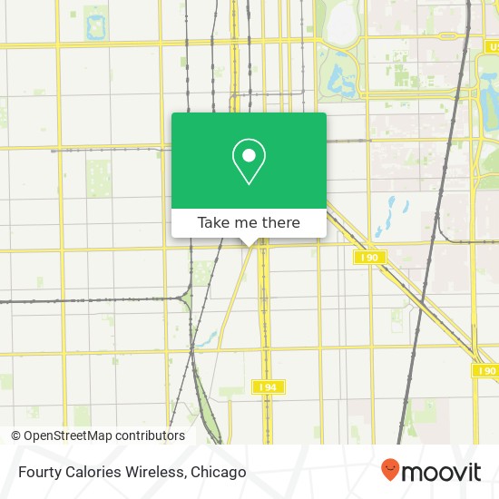 Mapa de Fourty Calories Wireless