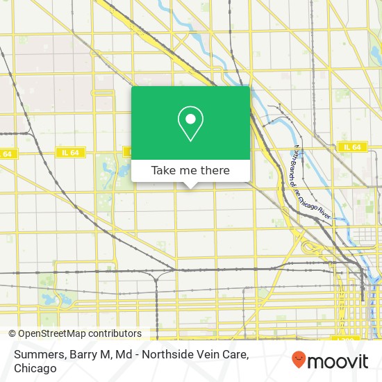 Mapa de Summers, Barry M, Md - Northside Vein Care