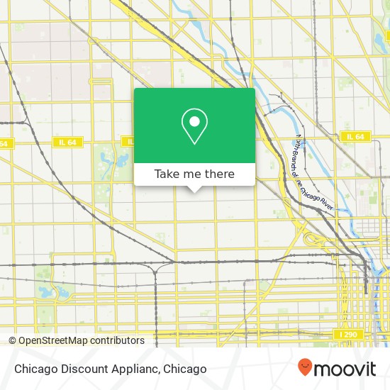 Chicago Discount Applianc map