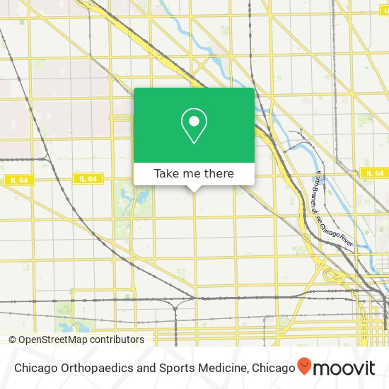 Chicago Orthopaedics and Sports Medicine map