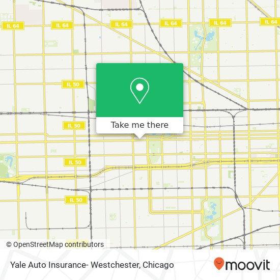Yale Auto Insurance- Westchester map