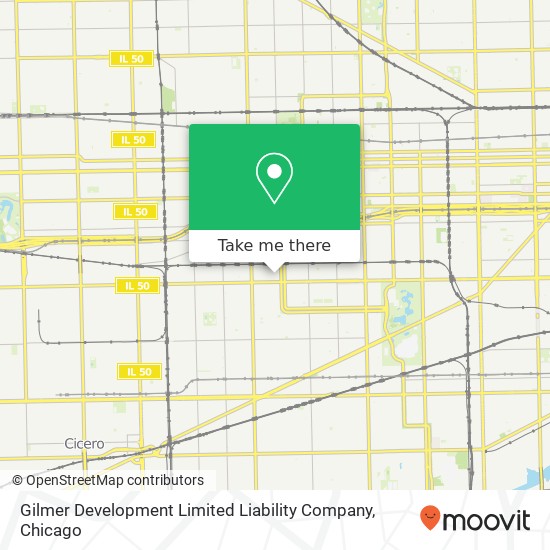 Mapa de Gilmer Development Limited Liability Company