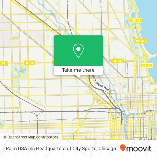 Palm USA Inc Headquarters of City Sports map