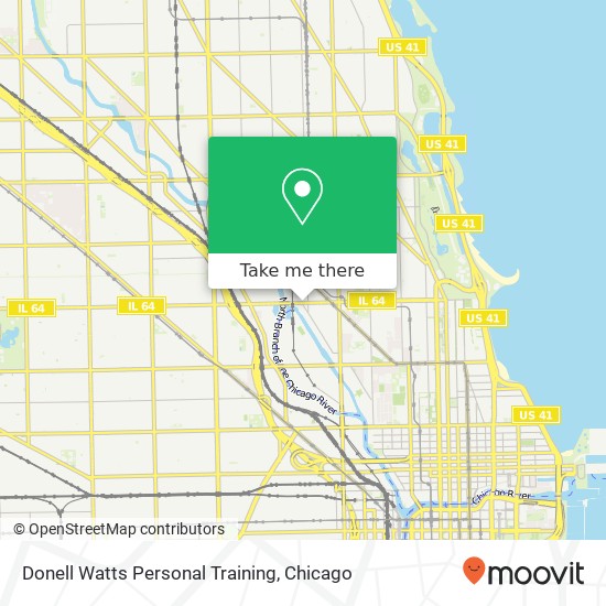 Donell Watts Personal Training map