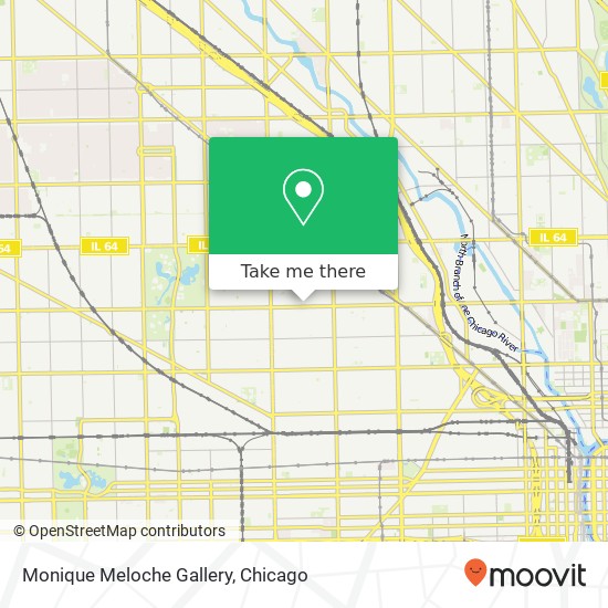 Monique Meloche Gallery map