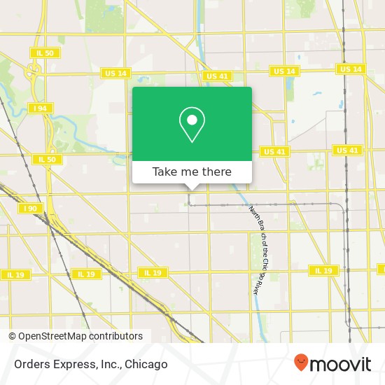 Mapa de Orders Express, Inc.