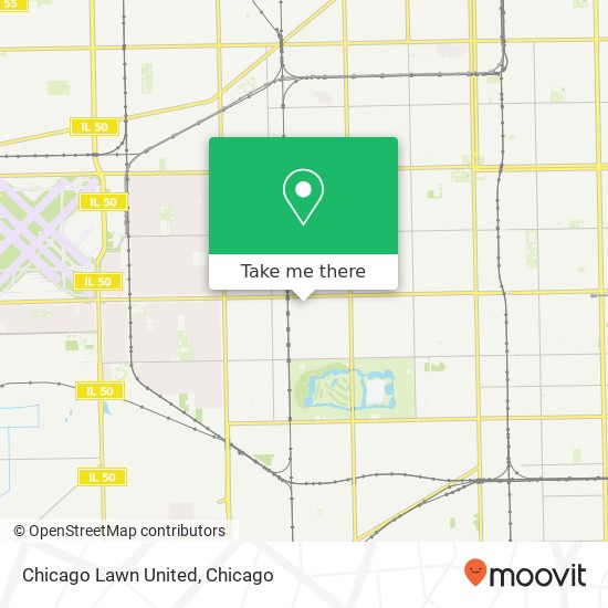 Chicago Lawn United map