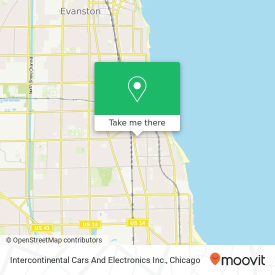 Intercontinental Cars And Electronics Inc. map